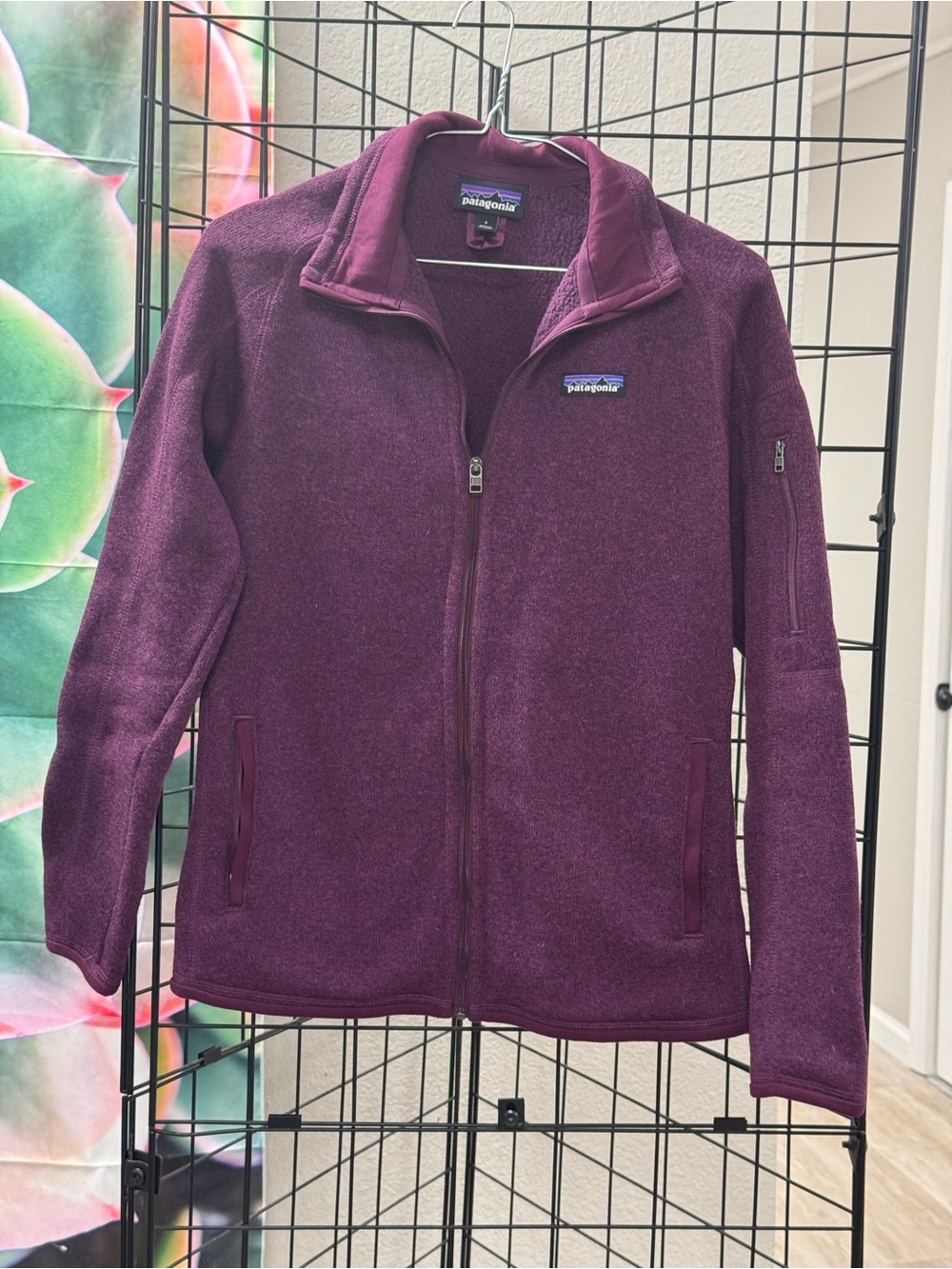 Patagonia Women's Teddy Fleece Jacket in Plum